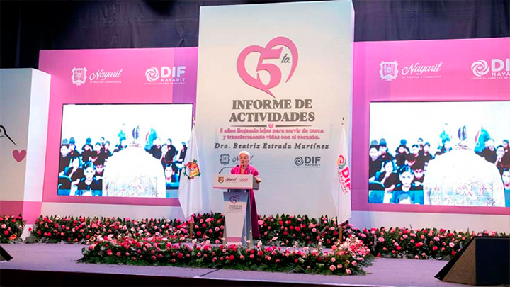 Informe destaca apoyo alimentario y atención social del DIF Nayarit
